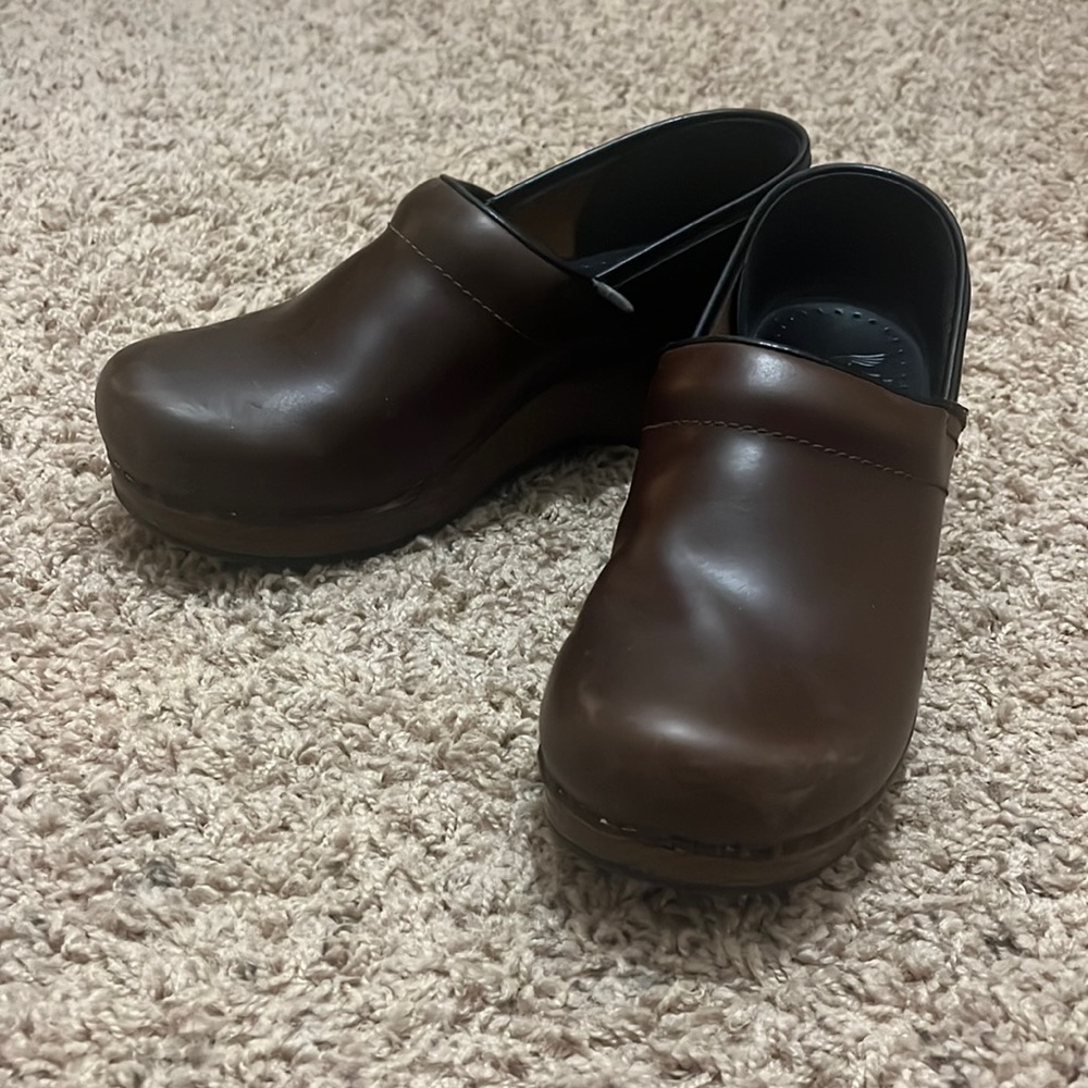 Dark Brown Dansko Clogs